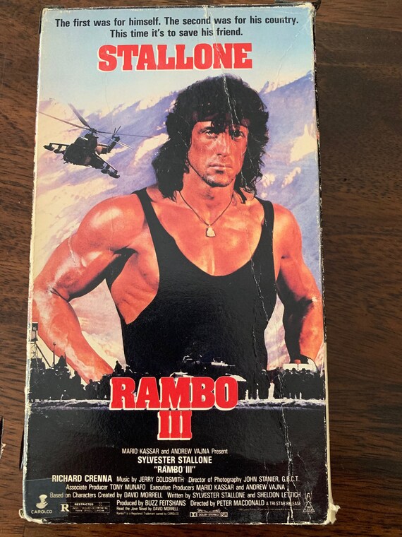 Rambo 3 Vhs Movie Etsy