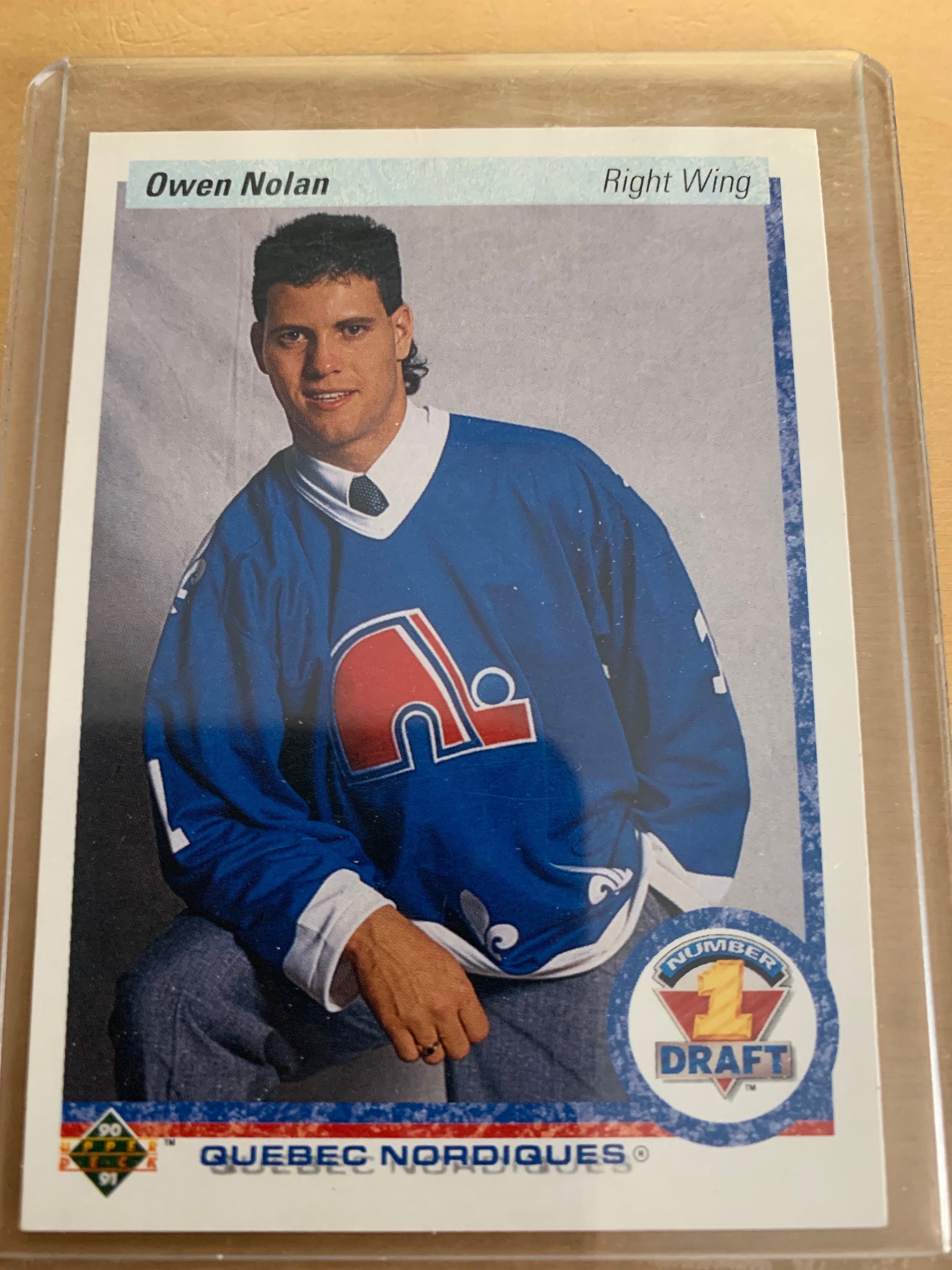 Owen Nolan Rookie Card Upper Deck 1990-91 - Etsy New Zealand