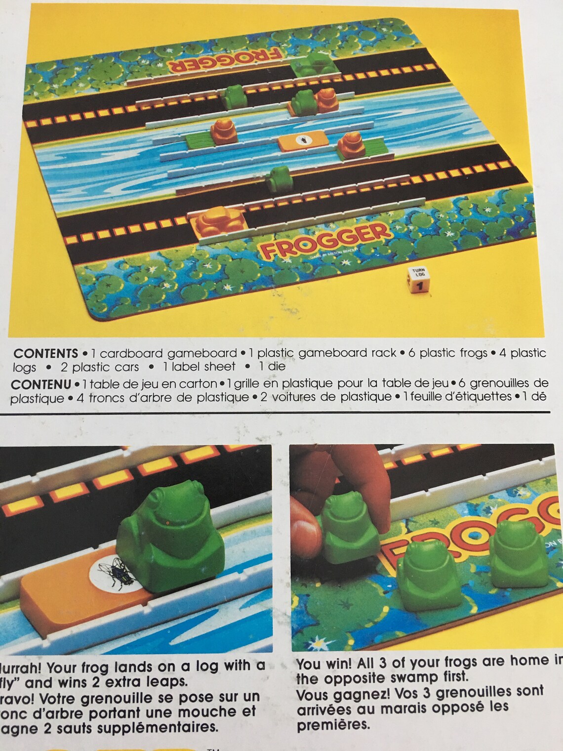 Frogger Board game Just Like Arcade Game read description Etsy