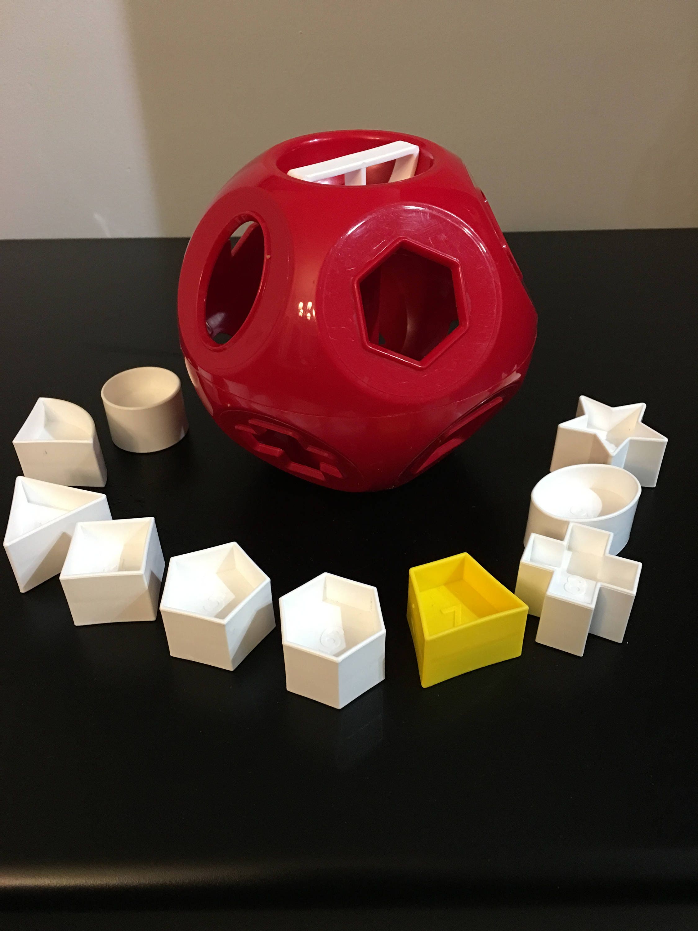 Tupperware Shape O Sorter Ball Toy Puzzle for children Etsy