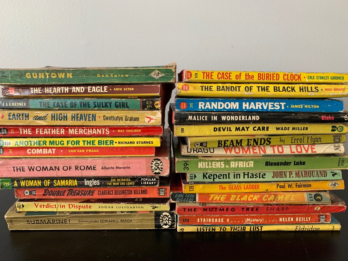 Pocket Books Vintage 1950's Collection 26 Books Etsy