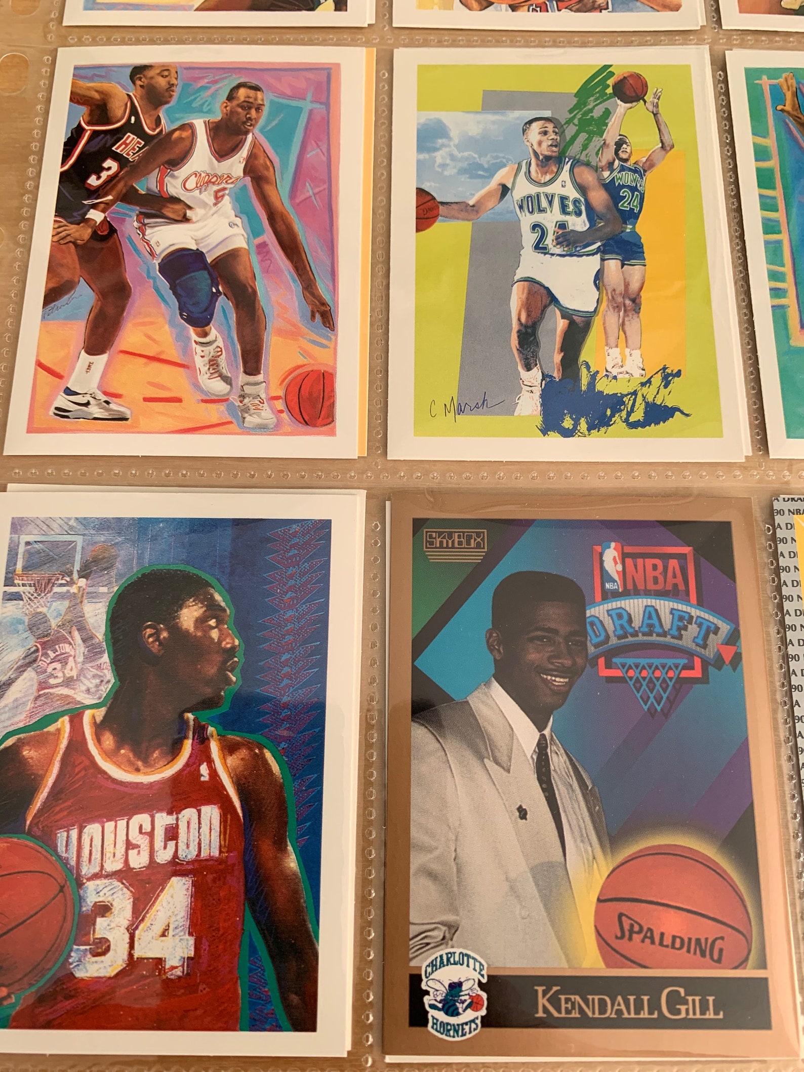 NBA Hoops Card Collection 18 Cards 1990 NBA Hoops Etsy