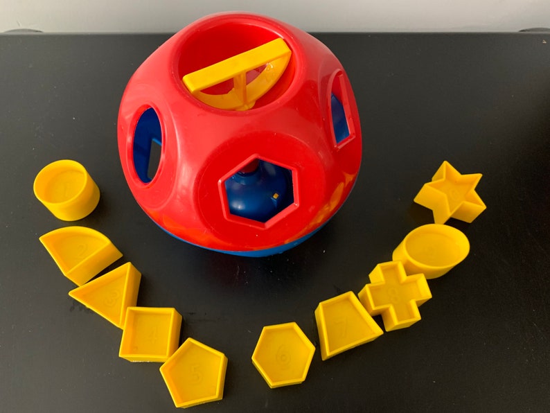 Tupperware Shape O Sorter Ball Toy Puzzle for children Etsy