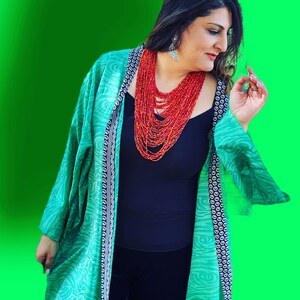 wrap yourself in a pure silk kimono