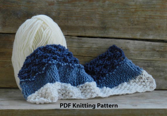 Pdf Knitting Pattern Easy Knit Blanket Knit Baby Blanket Pattern Knit A Chunky Baby Blanket Easy Knitting Pattern Instant Pdf Download