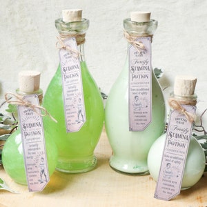 Stamina Potion Shampoo and Conditioner - Fantasy Alternative Cosmetics - Gaming Gift - Cosplay LARP Prop Accessory - Vegan and Cruelty Free