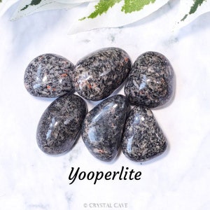 Yooperlite Crystal - Tumbled Stone Polished Gemstone / Truth Rest Acceptance / New Rare Find Smooth Rock USA Fluorescent Michigan America