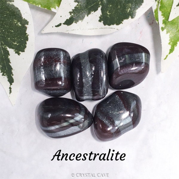 Ancestralite Crystal - Tumbled Stone Polished Gemstone / Reinforcement Grounding Past Lives / Smooth Pebble Round Pebble Gem Boulder Martite