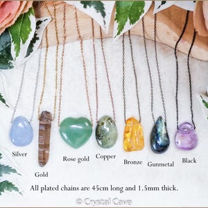 Rock Crystal Arrowhead Necklace Pendant Drilled Rough Raw Stone Polished Crystal Jewelry Arrow Rock Bead Healing Gemstone Cleansing Healing image 6