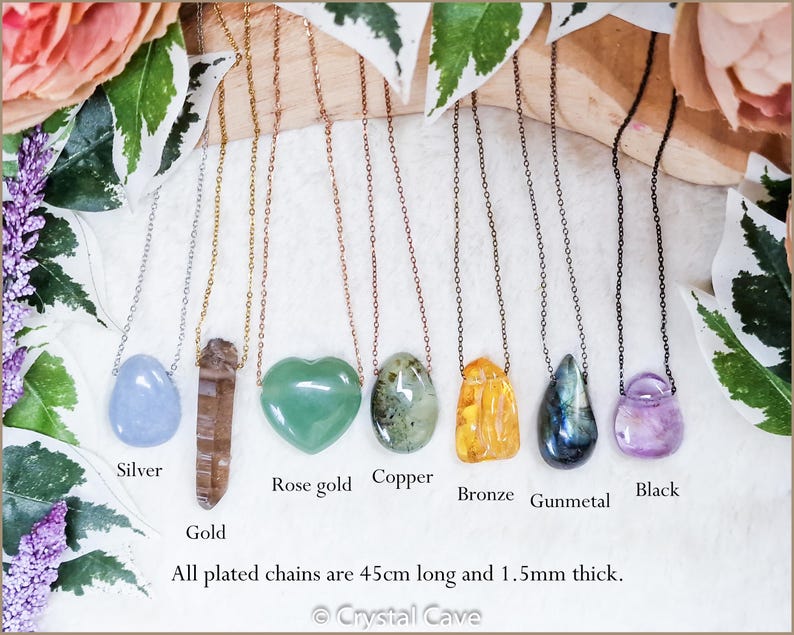 Rock Crystal Arrowhead Necklace Pendant Drilled Rough Raw Stone Polished Crystal Jewelry Arrow Rock Bead Healing Gemstone Cleansing Healing image 6