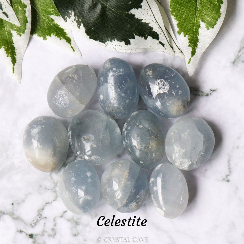 Mookaitedecor Natural Celestite Crystal Ball With Acrylic