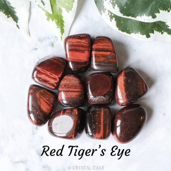 RED TIGER'S EYE Tumbled Stone