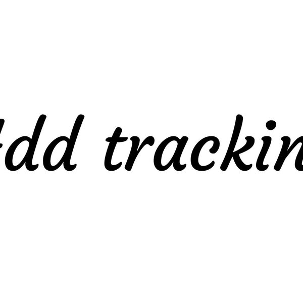 Add tracking