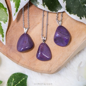 Lavender Jade Pendant Necklace Rock Crystal Sterling Silver - 925 Stamped Eye Ring Raw Stone Jewelry Gemstone Gift Her Him Women Men Chain