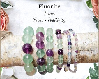 Fluorite Bracelet 4/6/8/10/12mm Facet Beads High Grade Quality Genuine Natural Gemstone Stone Beaded Jewelry Men Women Crystal Bead Gem Rock