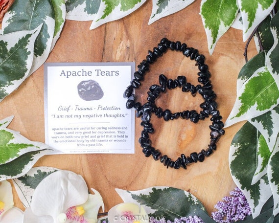 Apache Tears Stretchy Bracelets Apache Tears Stretchy Bracelets