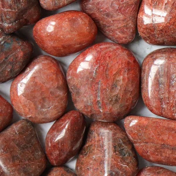 Red Apatite Crystal Tumbled Stone Polished Stone | Etsy