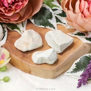 Morceau de clinoptilolite rugueux / Pierre naturelle brute brute Décoration de pierres précieuses Sculpture intérieure Mini cluster Géode Druzy Rock Minéraux de zéolite