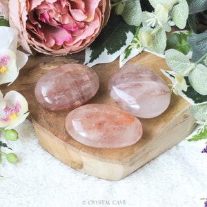 Hematite Quartz Jumbo Hand Stone Palm Stone XL Tumble Large Polished Gemstone Crystal Healing Massage Powers Meaning Witch Big Carved Worry