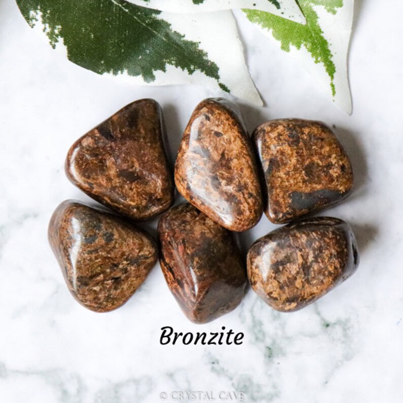Bronzite Crystal - Tumbled Stone Polished Gemstone / Grounding ...