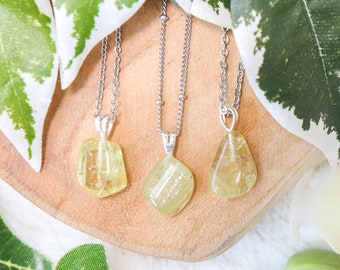 Yellow apatite pendant deals