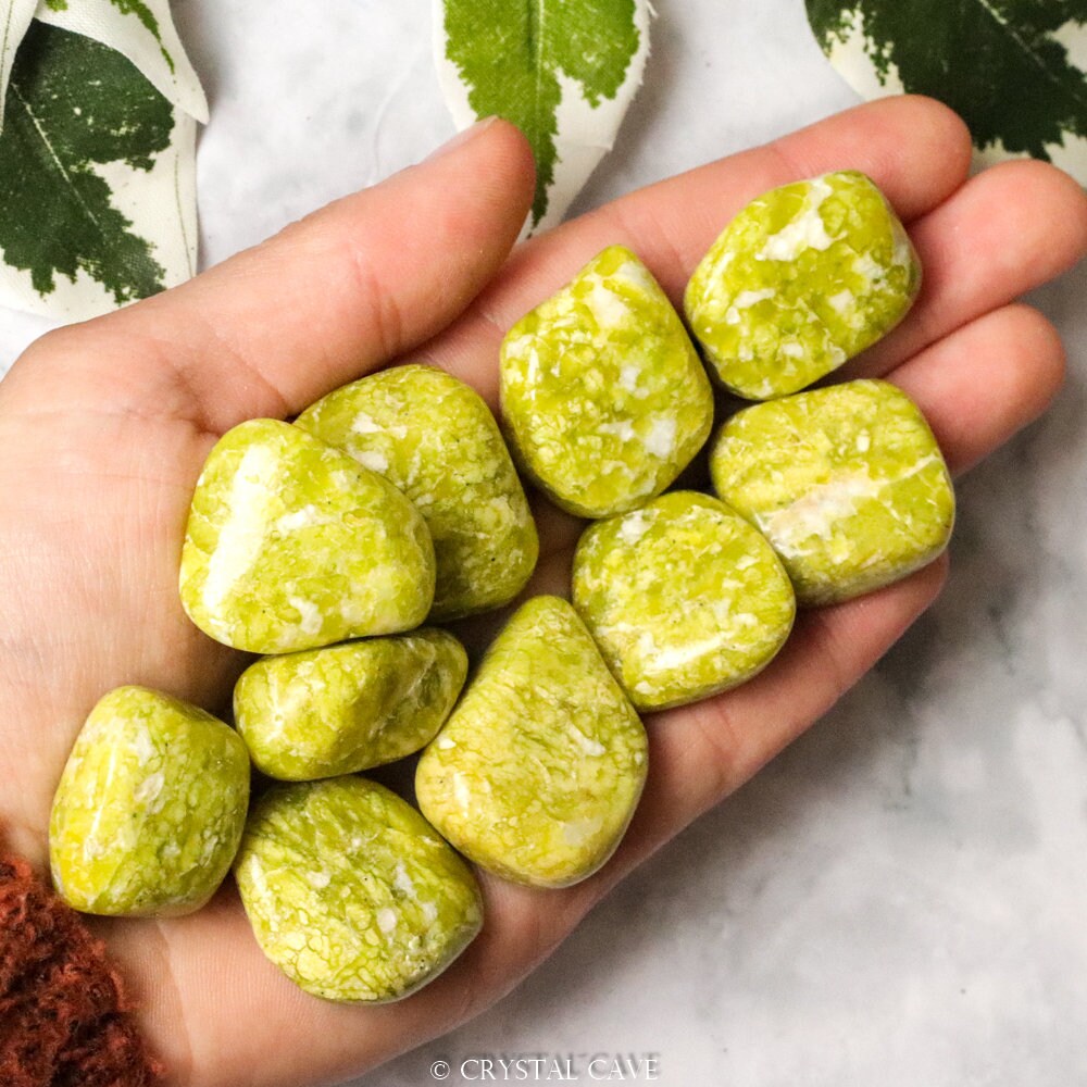 Lizardite Crystal Tumbled Stone Polished Gemstone / Manifestation