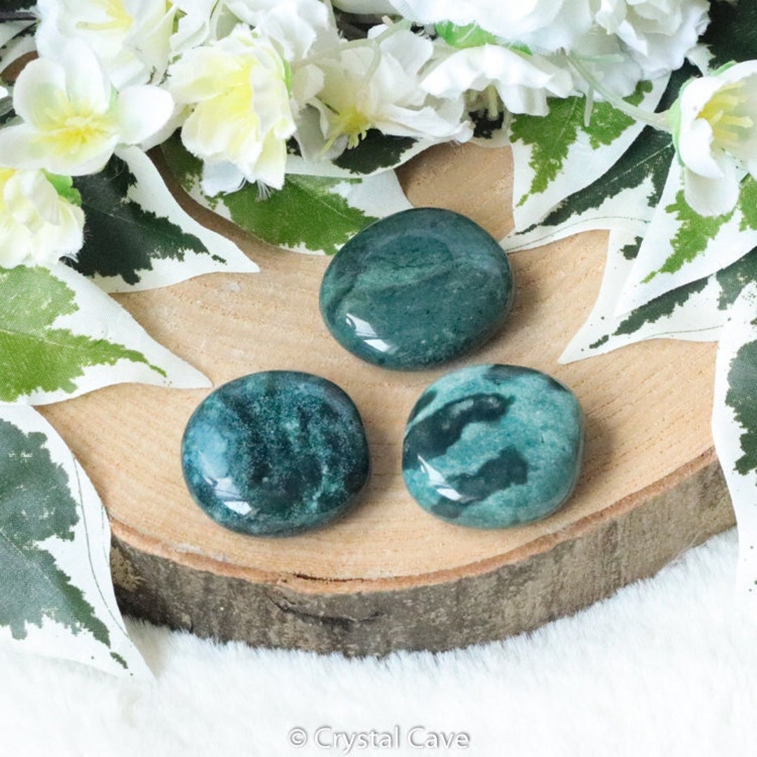 Ocelot Jasper Pocket Stone - Palm Stone Hand Cabochon