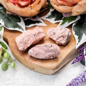 Raw Rosophia / Rough Natural Stone Lump / Crystal Decoration Interior Sculpture / Mini Chunk Nugget Gemstone Altar Geode Druzy Cluster Witch