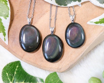 Regenbogenobsidian anhänger - Alle Favoriten unter der Menge an Regenbogenobsidian anhänger