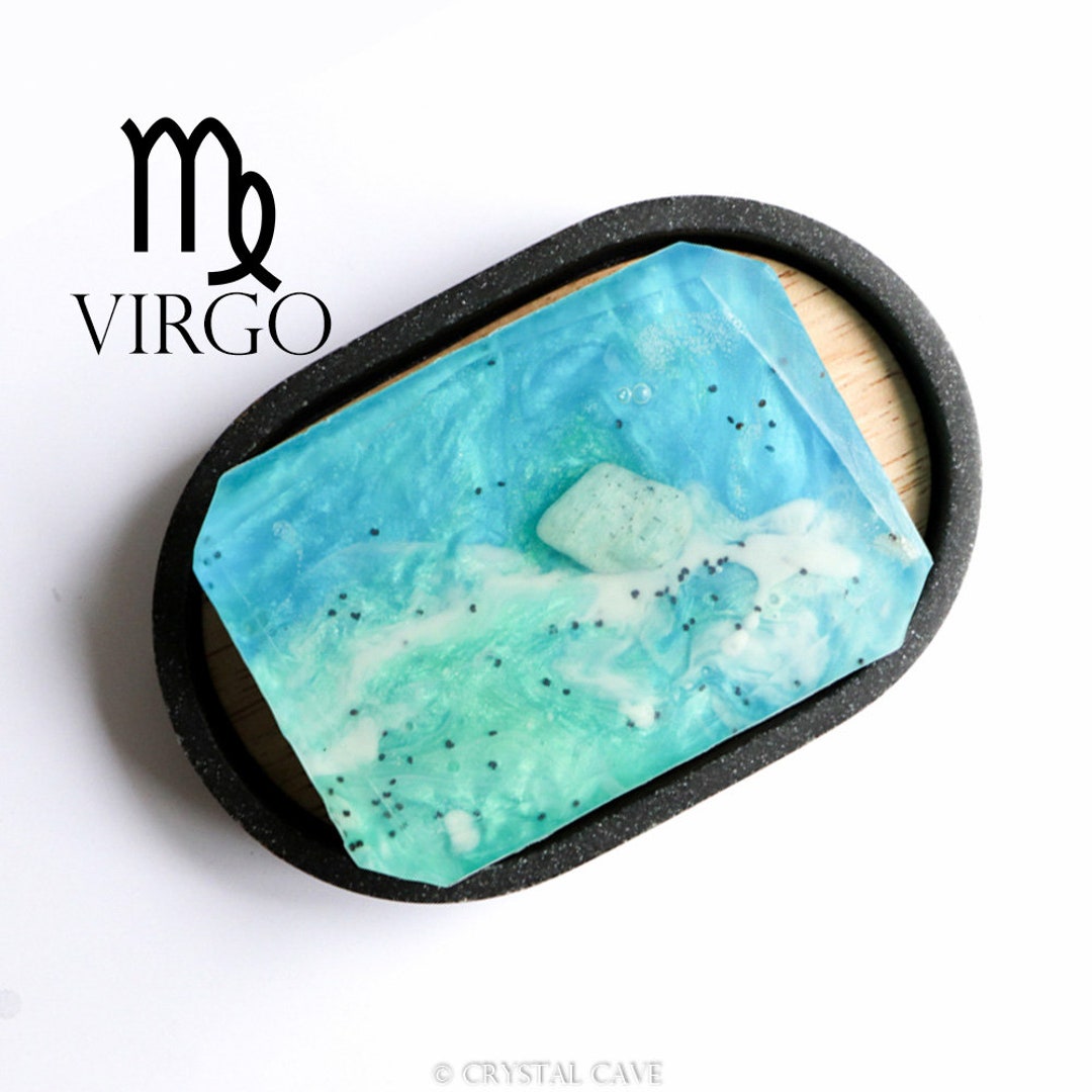 ite Crystal Soap Virgo Zodiac Soap / Citrus Flowers 