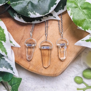 Citrine Raw Point Pendant Necklace Sterling Silver 925 - Stamped Ring Stone Crystal Jewelry Gemstone Gift for Her Him Women Men Cord Chain