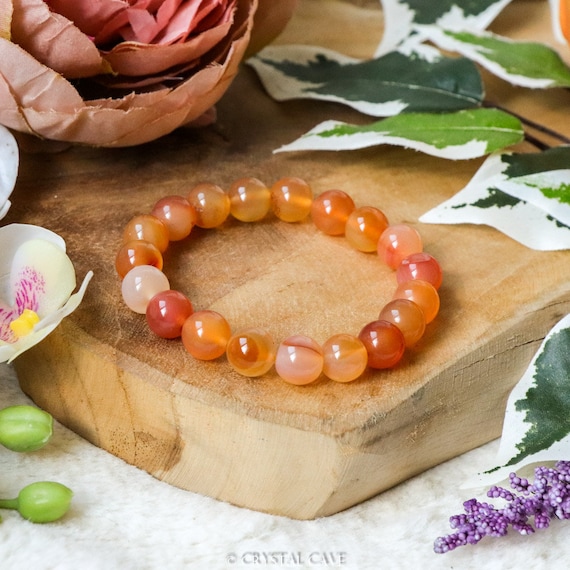 Orange Aventurine Bracelet Round Beads 10mm High Grade Quality Genuine Natural Gemstone Stone Beaded Jewelry Men Women Crystal Bead Gem Etsy Canada