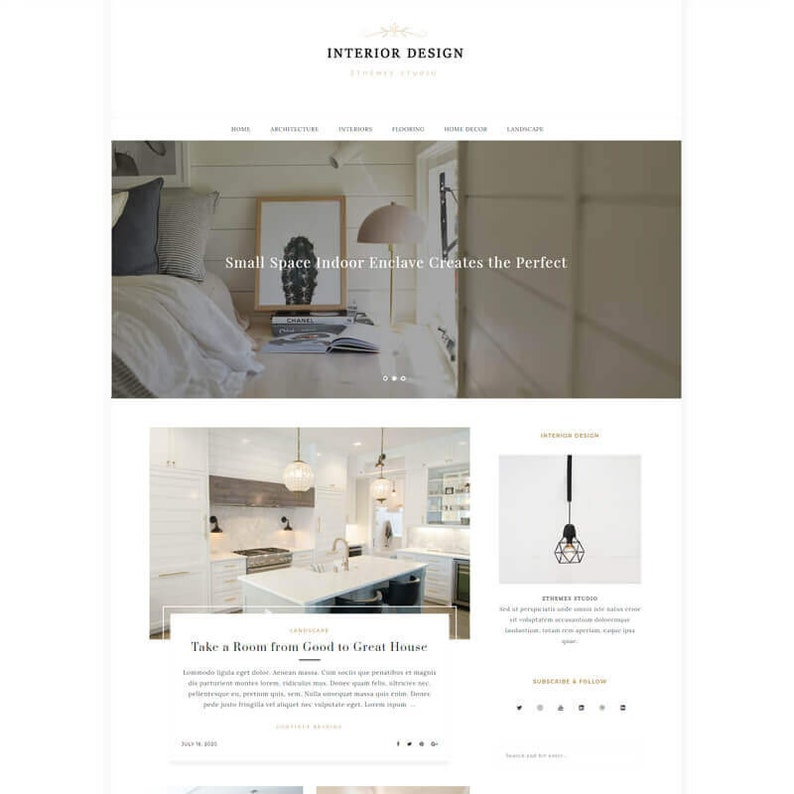 Kokoro A Beautiful Blog & Shop WordPress theme. Travel Lifestyle Photography Feminine Wordpress Theme Fashion WordPress Template image 3