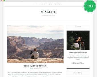 MinaLite - A Clean & Elegant blog theme