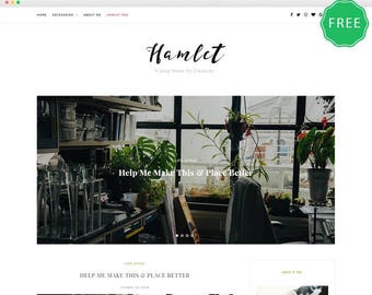 Hamlet Lite is a Beautiful WordPress blog theme.