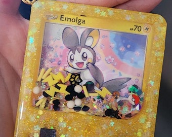 Carta portachiavi Pokemon Resin Shaker Charm