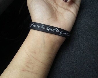 Please Be Kind To Yourself Today - Self Love Bracelet :)