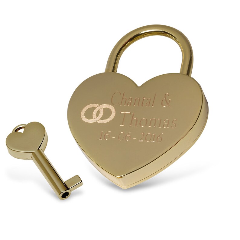Engraved Lock // Love Padlock // Custom Lock // Heart Love Padlock