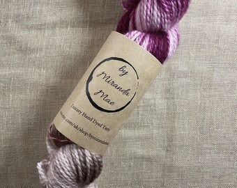 Blackberry Swirl - 100% BFL Aran Yarn