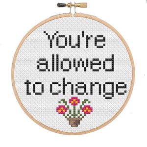 You&#39;re allowed to change cross-stitch pattern