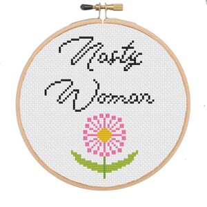 Nasty woman kruissteekpatroon