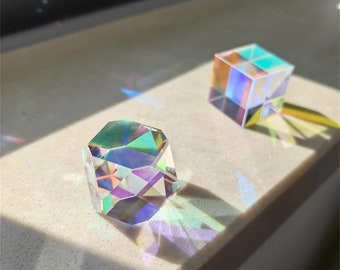 K9 crystal square, sunlight collector, rainbow maker, prism, three-dimensional ornaments, triangle, house shape