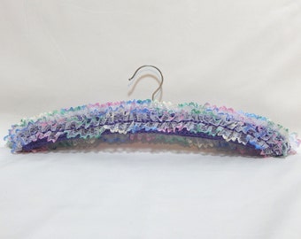 Handmade Knitted Lace Hanger/Padded Hanger/Bridal Hanger/Bridesmaid Gift Hanger/Birthday Hanger/Thank You Hanger/Christmas Gift Hanger