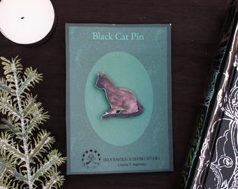 Black Cat Pin