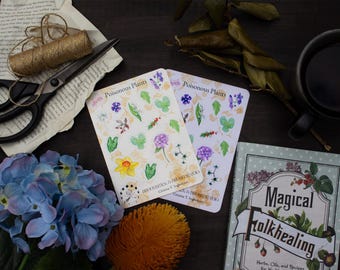 Poisonous Plants  Sticker Sheet