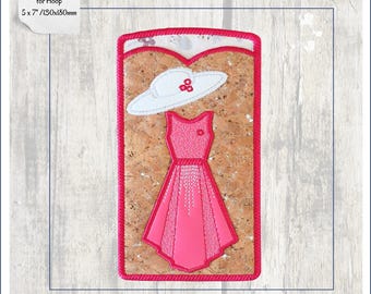 ITH Cell Phone Case, Eye Glasses Pouch, Fully Lined, Embroidery Design: 5x7 Hoop