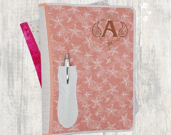 ITH Composition Size Notebook Cover, Machine Embroidery File, 8x12, Embroidery Machine Book Cover, In The Hoop Designs, Notebook Cover Easy