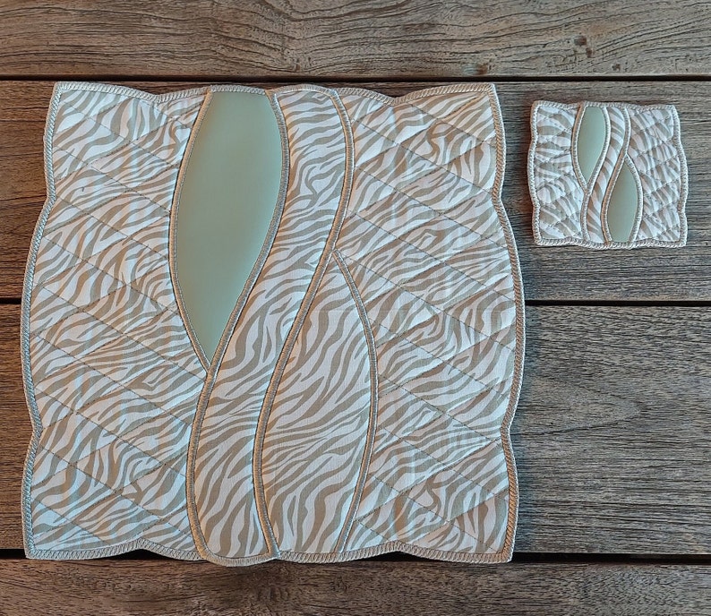 ITH Placemat, Table Runner, Free Coaster, Machine Embroidery Design, in