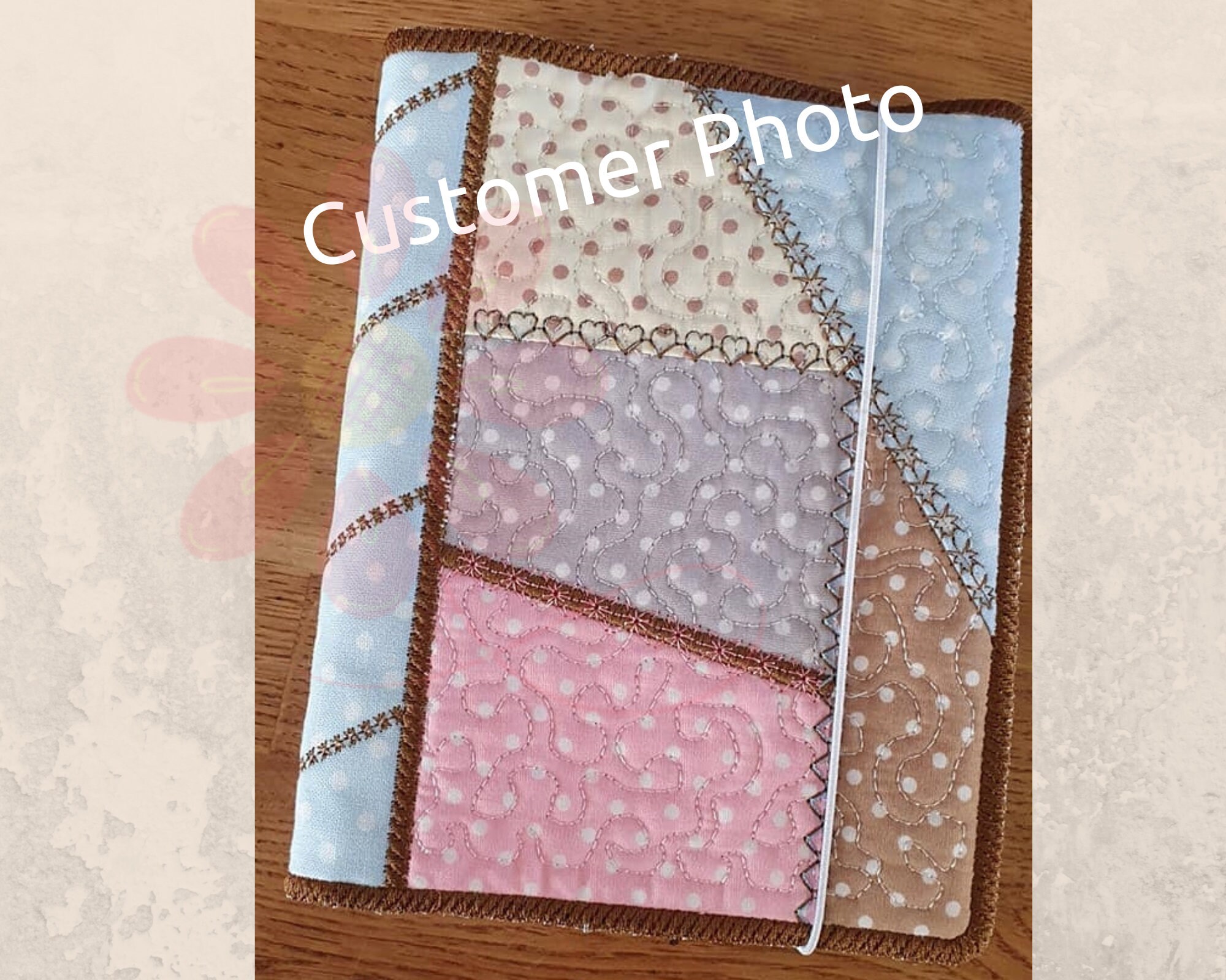 Notebook Cover A6 ITH Machine Embroidery Notebook Cover Etsy