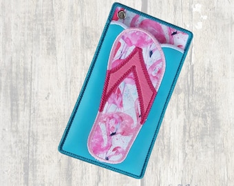 ITH Brillenetui, Flip Flop Brillenetui für ITH Stickmaschine Geschenk Designs, In The Hoop Brillenetui, Handyhülle bestickte Dateien